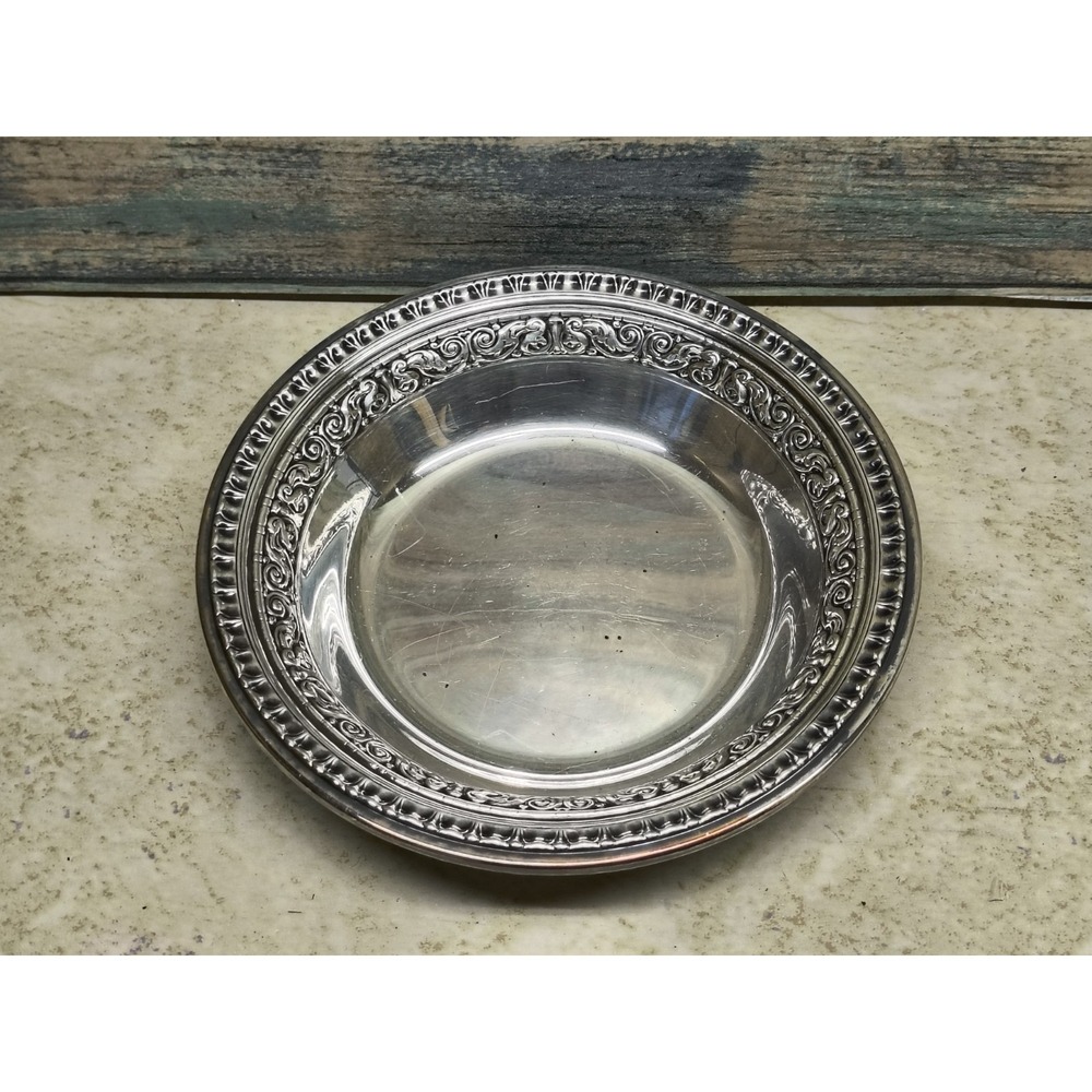 Vintage Reed & Barton 1201 (A) Vegetable Serving Bowl 10" Silver Plated Ornate